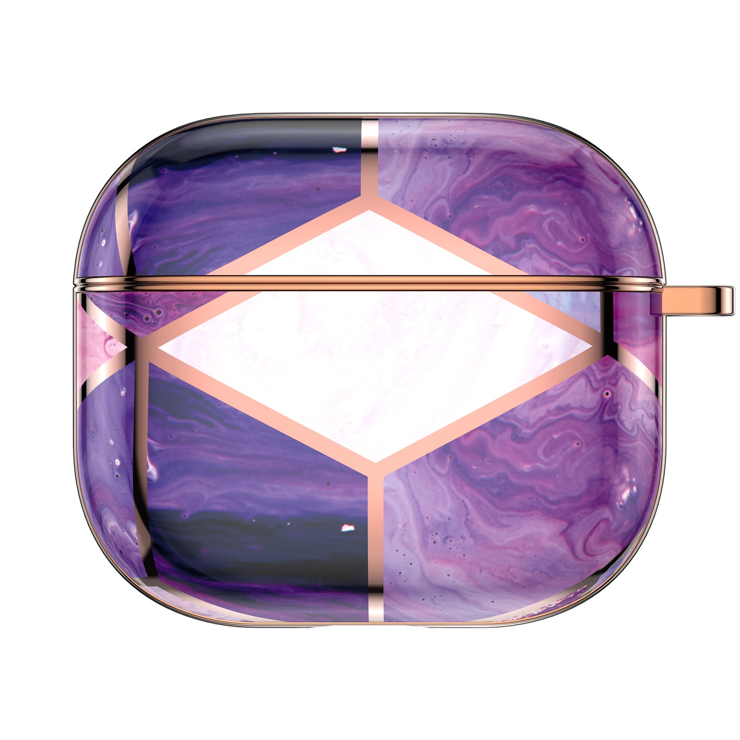 Purple Marble Airpods 3 Case