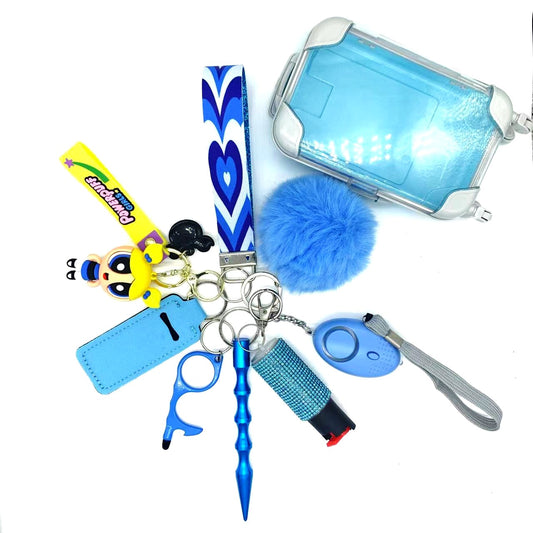 Bubbles 9pc Keychain Set