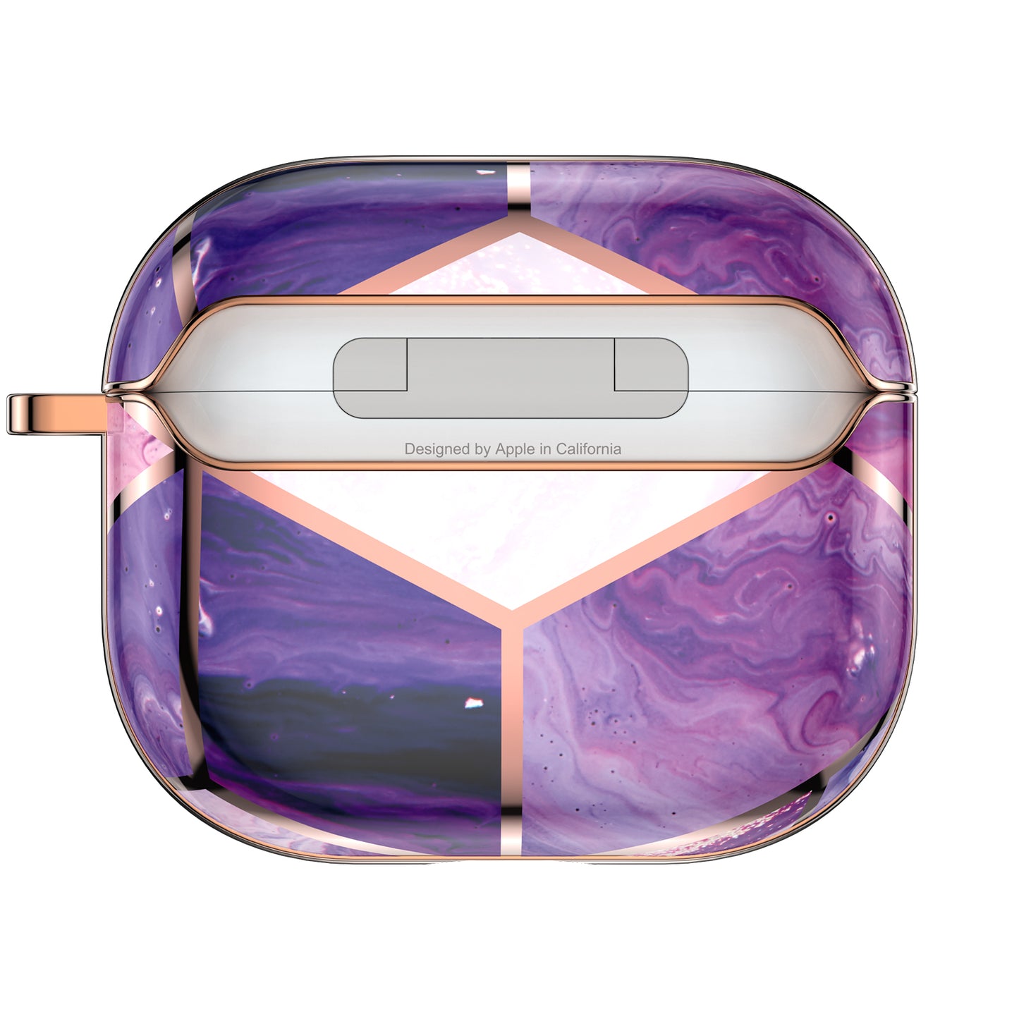 Purple Marble Airpods 3 Case