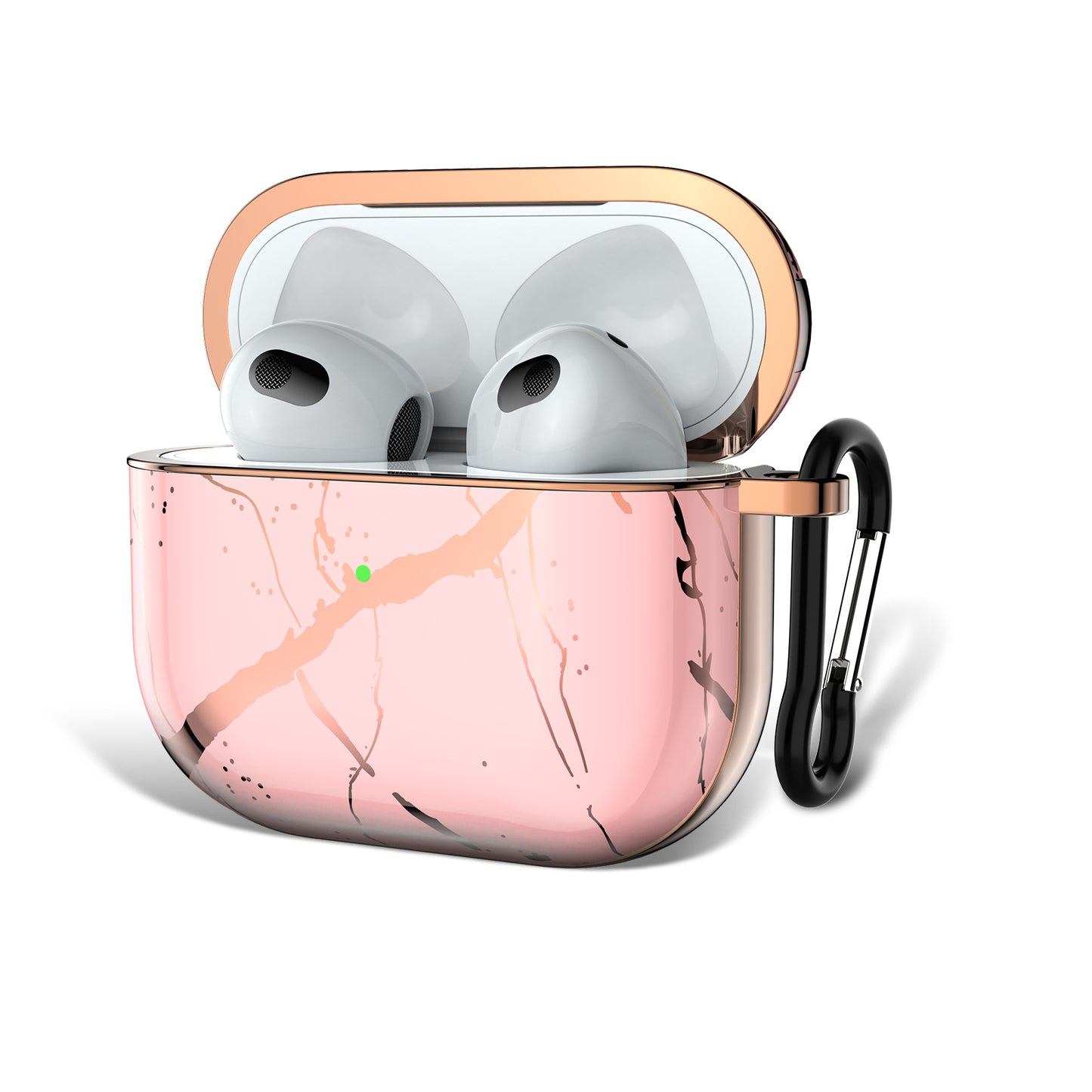 Pink Marble Airpods 3 Case