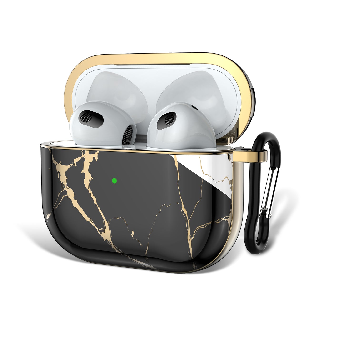 Black Marble Airpods 3 Case