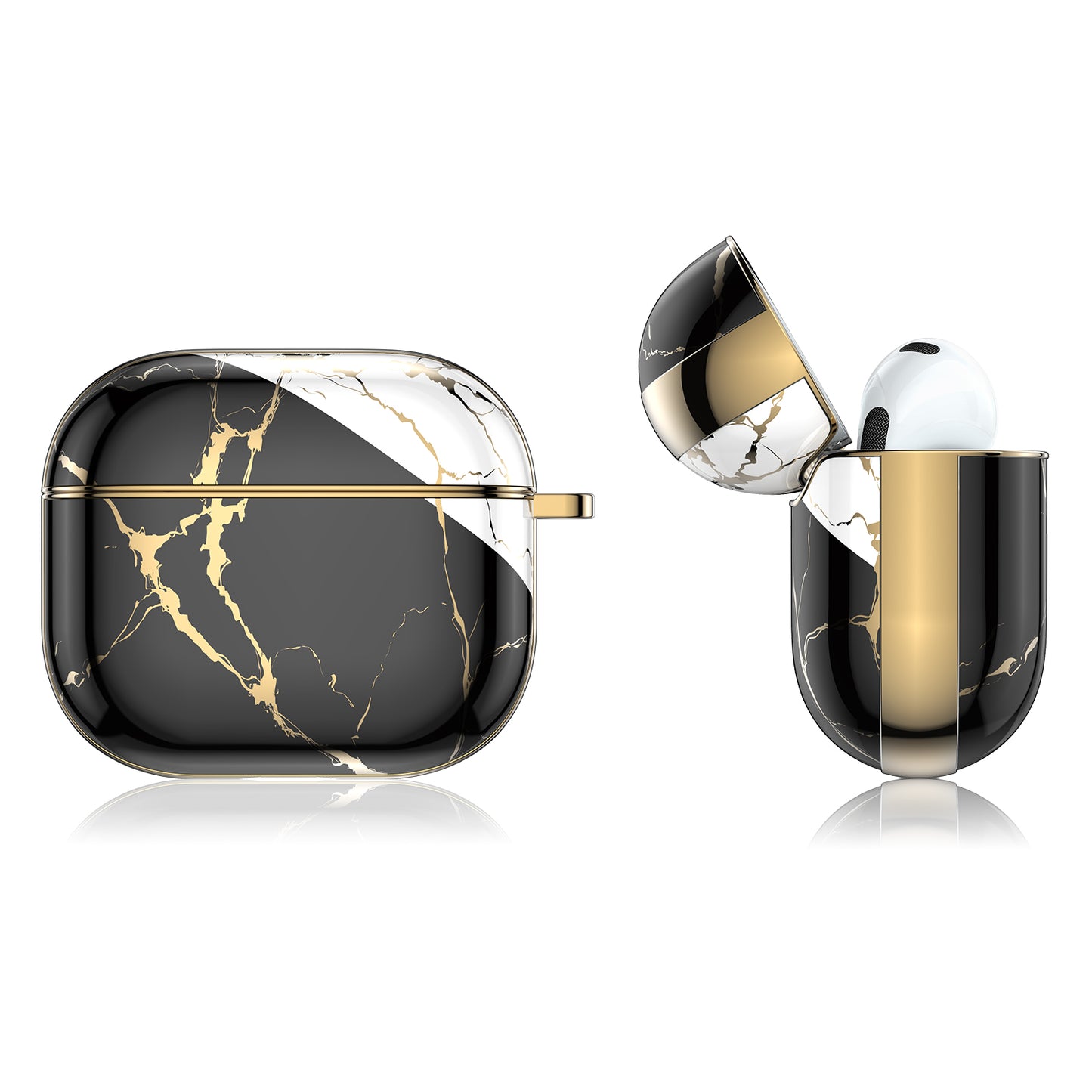 Black Marble Airpods 3 Case