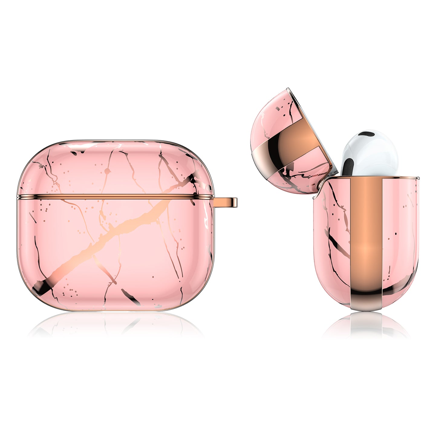 Pink Marble Airpods 3 Case